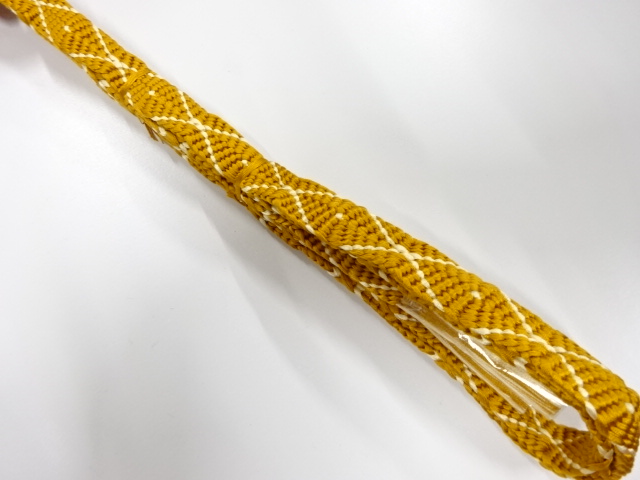 未使用品　正絹　手組帯締め